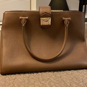 Jimmy Choo Marianne Italian Top Handle Tote.